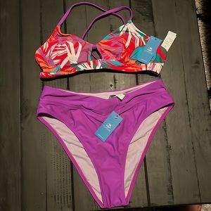 Cupshe bikini high waisted bottoms